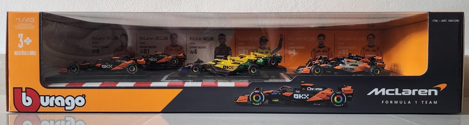 Bburago 1:43 McLaren Formula Racing Die-cast Model 6-Pack : Amazon